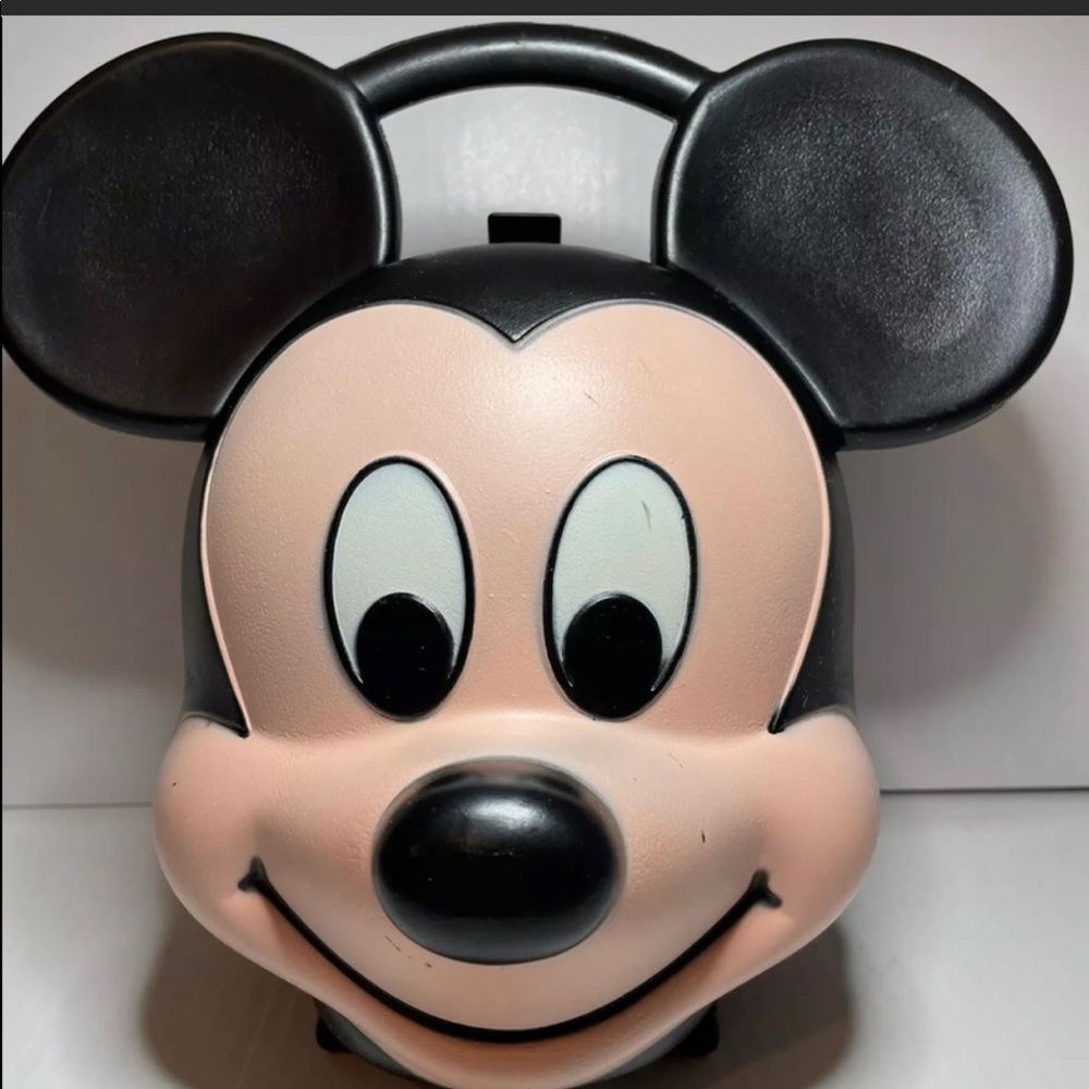 RARE vintage Mickey head purse lunchbox thermo bottle  not included